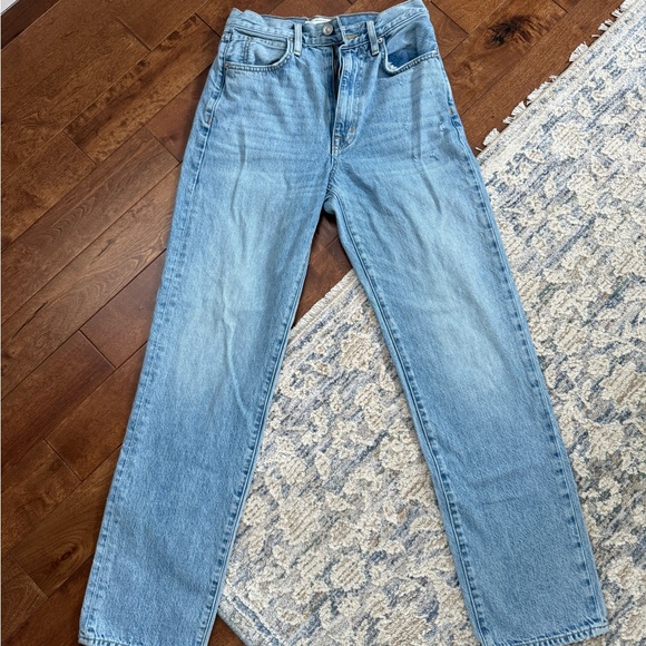 SLVRLAKE Denim - SLVRLAKE High-Rise Straight Leg Jeans | Size 26 (S) | 100% Cotton